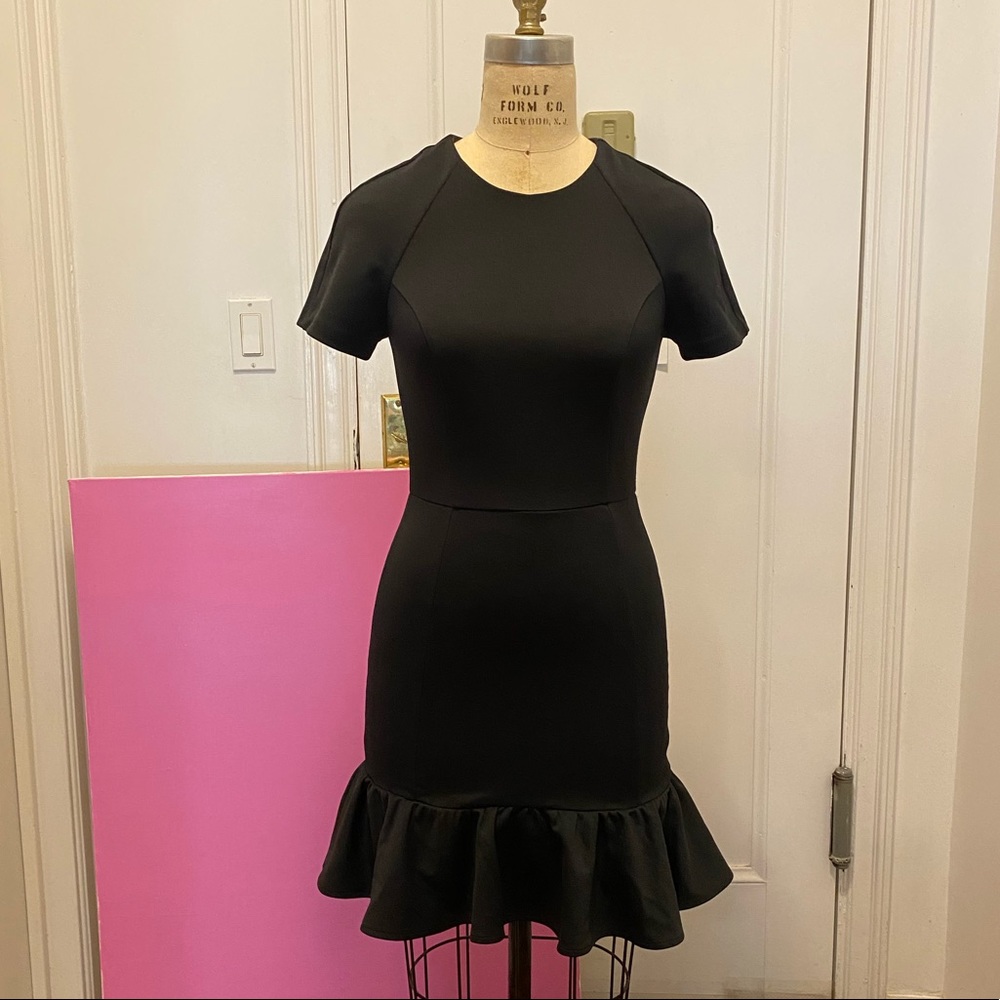 Black cocktail dress